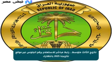 نتائج الثالث متوسط.. رابط مباشر للاستعلام برقم الجلوس عبر موقع نتائجنا 2025 بانتظارك